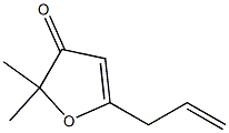 2,2-Dimethyl-5-(2-propenyl)furan-3(2H)-one Struktur