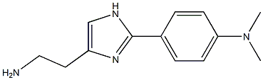 2-[4-(Dimethylamino)phenyl]-1H-imidazole-4-ethanamine Struktur