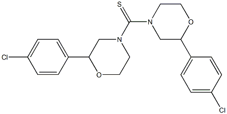 4-Chlorophenylmorpholino thioketone Struktur