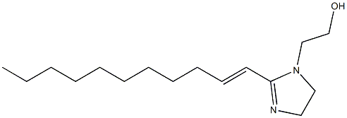 2-(1-Undecenyl)-2-imidazoline-1-ethanol Struktur