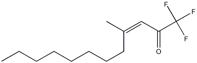 Trifluoromethyl[(Z)-2-methyl-1-decenyl] ketone Struktur