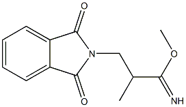 N-(3-Imino-3-methoxy-2-methylpropyl)phthalimide Struktur