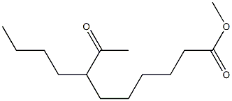 7-Acetylundecylic acid methyl ester Struktur