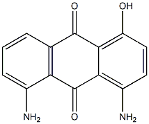 1-Hydroxy-4,5-diaminoanthraquinone Struktur