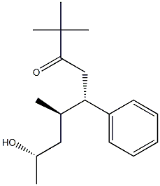 (5S)-5-[(2R,4S)-4-Hydroxypentan-2-yl]-2,2-dimethyl-5-phenylpentan-3-one Struktur