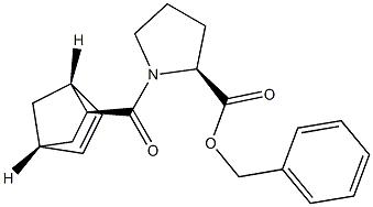 N-[[(1R,2S,4R)-Bicyclo[2.2.1]hept-5-en-2-yl]carbonyl]-L-proline benzyl ester Struktur