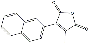 3-Methyl-4-(2-naphthalenyl)furan-2,5-dione Struktur