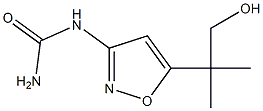 N-[5-(1,1-Dimethyl-2-hydroxyethyl)isoxazol-3-yl]urea Struktur