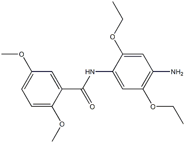 4'-Amino-2',5'-diethoxy-2,5-dimethoxybenzanilide Struktur