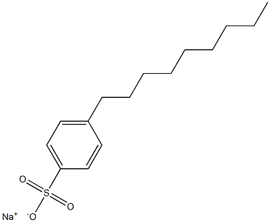 4-Nonylbenzenesulfonic acid sodium salt Struktur