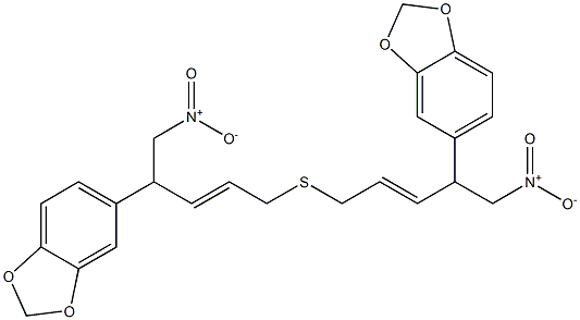 [1-(3,4-Methylenedioxyphenyl)-2-nitroethyl]2-propenyl sulfide Struktur