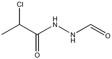 1-(2-Chloropropionyl)-2-formylhydrazine Struktur