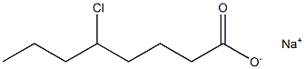 5-Chlorocaprylic acid sodium salt Struktur