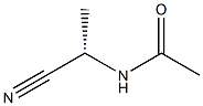 (-)-N-[(S)-1-Cyanoethyl]acetamide Struktur