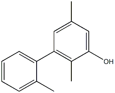 2,5-Dimethyl-3-(2-methylphenyl)phenol Struktur