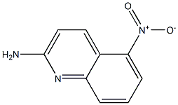 5-Nitro-2-quinolinamine Struktur