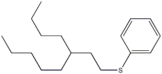 5-(2-Phenylthioethyl)decane Struktur