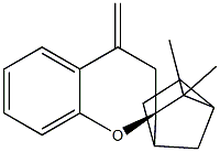 (2R)-3',3'-Dimethyl-4-methylene-3,4-dihydrospiro[2H-1-benzopyran-2,2'-bicyclo[2.2.1]heptane] Struktur