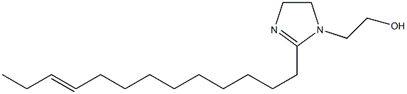 2-(10-Tridecenyl)-2-imidazoline-1-ethanol Struktur