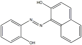 1-(2-Hydroxyphenylazo)-2-naphthol Struktur