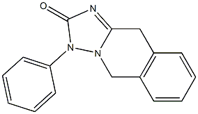 5,10-Dihydro-3-phenyl[1,2,4]triazolo[1,5-b]isoquinolin-2(3H)-one Struktur