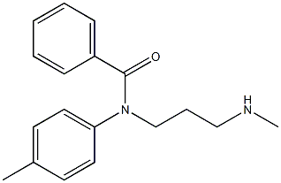 N-(p-Tolyl)-N-[3-(methylamino)propyl]benzamide Struktur