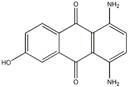 2-Hydroxy-5,8-diaminoanthraquinone Struktur