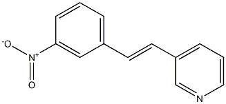 3-(3-Nitrostyryl)pyridine Struktur