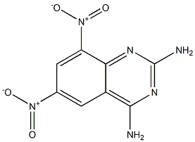 2,4-Diamino-6,8-dinitroquinazoline Struktur