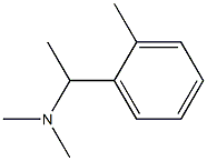 1-(2-Methylphenyl)-N,N-dimethyl-ethanamine Struktur