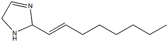 2-(1-Octenyl)-3-imidazoline Struktur