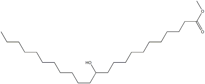 12-Hydroxytricosanoic acid methyl ester Struktur