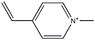 1-Methyl-4-vinylpyridinium Struktur