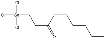 1-(Trichlorostannyl)nonan-3-one Struktur