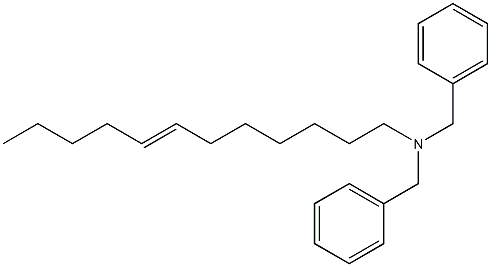 (7-Dodecenyl)dibenzylamine Struktur