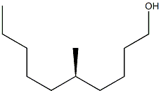 [R,(+)]-5-Methyl-1-decanol Struktur