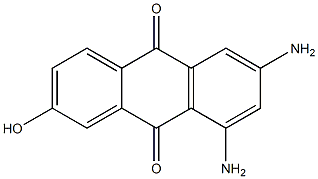 2-Hydroxy-6,8-diaminoanthraquinone Struktur