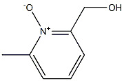 2-Hydroxymethyl-6-methylpyridine 1-oxide Struktur