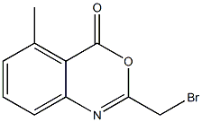 2-Bromomethyl-5-methyl-4H-3,1-benzoxazin-4-one Struktur