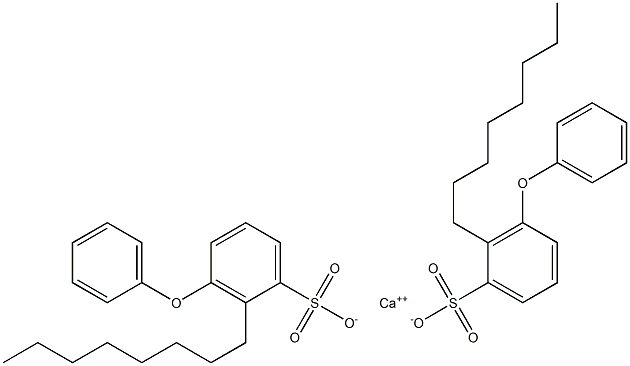 Bis(2-octyl-3-phenoxybenzenesulfonic acid)calcium salt Struktur