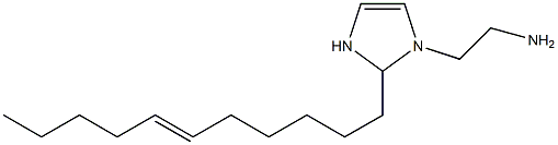 1-(2-Aminoethyl)-2-(6-undecenyl)-4-imidazoline Struktur