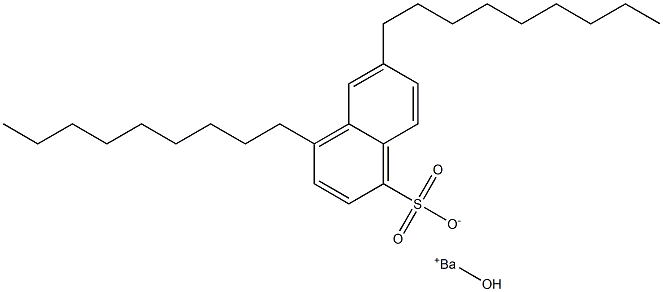 4,6-Dinonyl-1-naphthalenesulfonic acid hydroxybarium salt Struktur