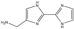 4-Aminomethyl-2,2'-bi[1H-imidazole] Struktur