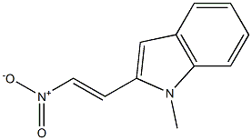 1-Methyl-2-[(E)-2-nitroethenyl]-1H-indole Struktur