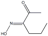 3-(Hydroxyimino)hexan-2-one Struktur