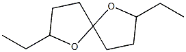 2,7-Diethyl-1,6-dioxaspiro[4.4]nonane Struktur