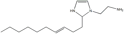 1-(2-Aminoethyl)-2-(3-decenyl)-4-imidazoline Struktur