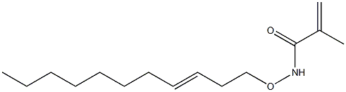 N-(3-Undecenyloxy)methacrylamide Struktur