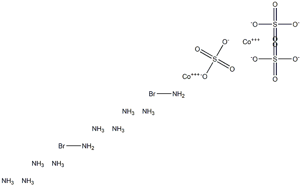 Bromopentamminecobalt(III) sulfate Struktur