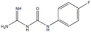 1-Amidino-3-(p-fluorophenyl)urea Struktur